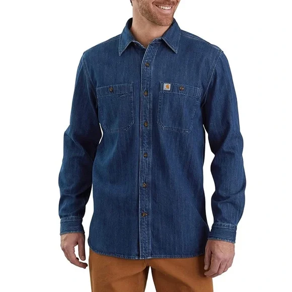 carhartt men's original fit long sleeve shirt